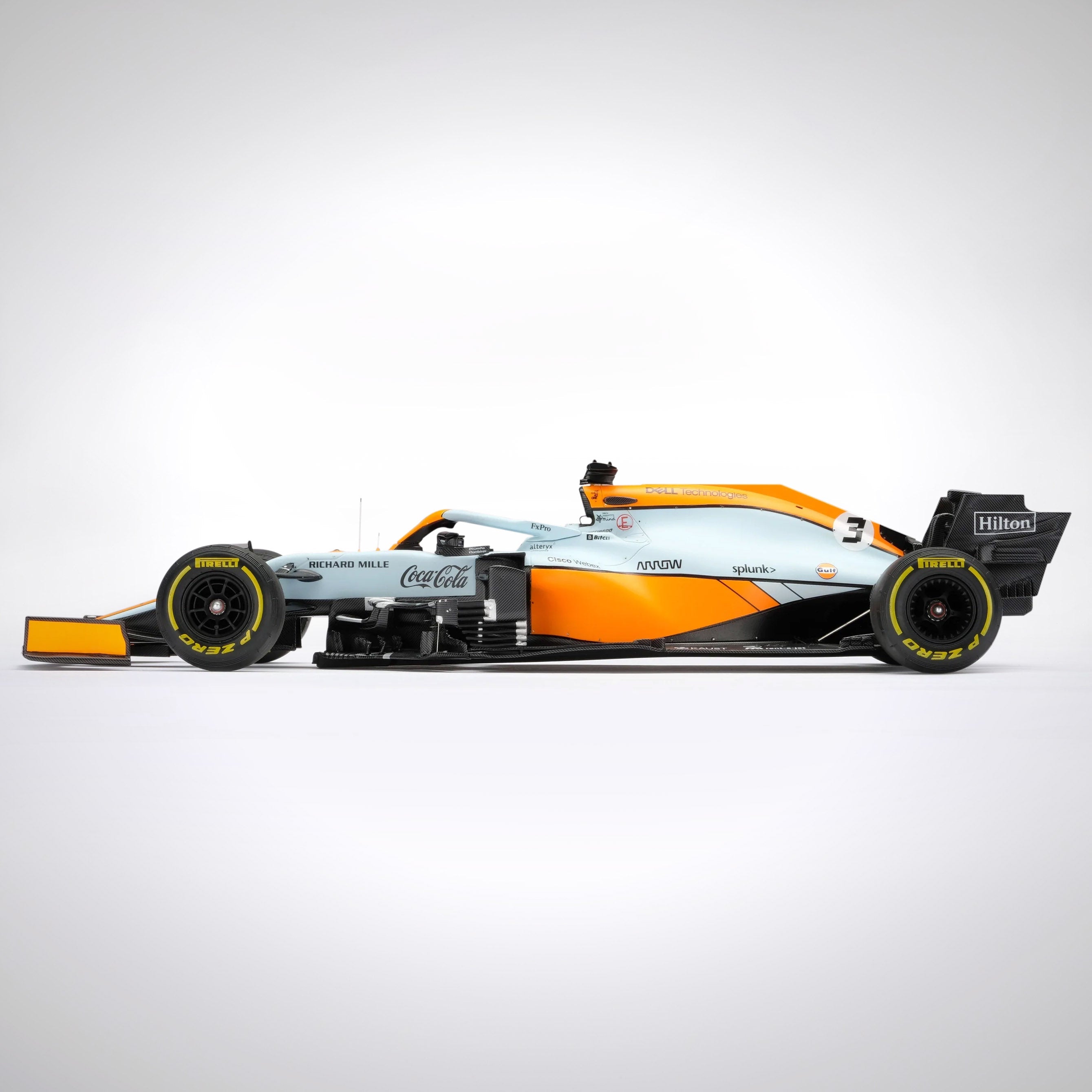 Daniel Ricciardo 2021 McLaren F1 Team MCL35M 1:18 Scale Model – Monaco GP