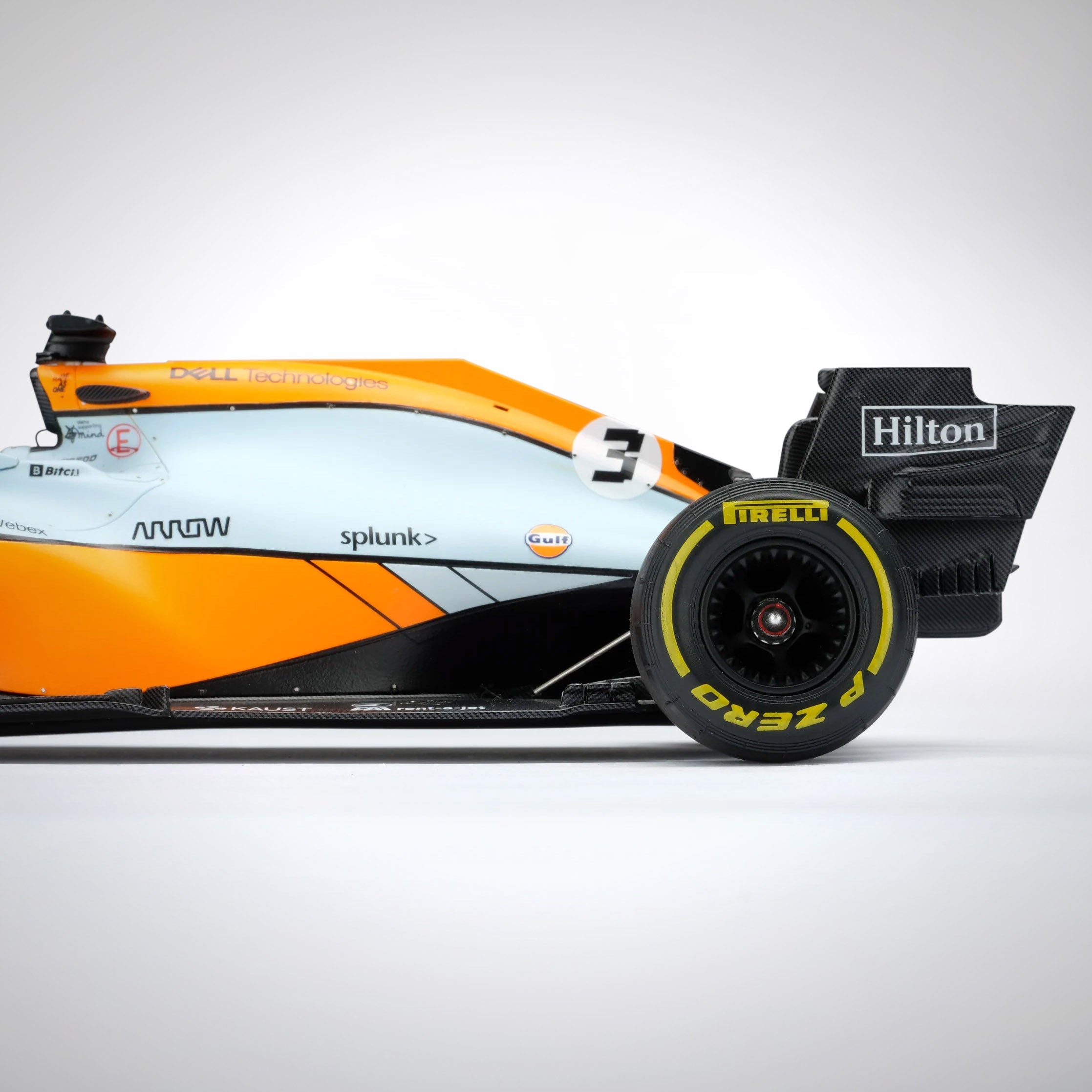 Daniel Ricciardo 2021 McLaren F1 Team MCL35M 1:18 Scale Model – Monaco GP