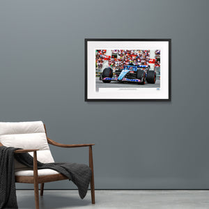LOT 009 - Esteban Ocon 2022 Signed Photo Canadian GP