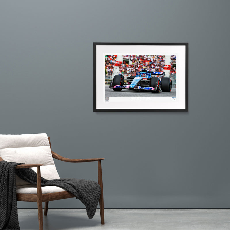 LOT 009 - Esteban Ocon 2022 Signed Photo Canadian GP