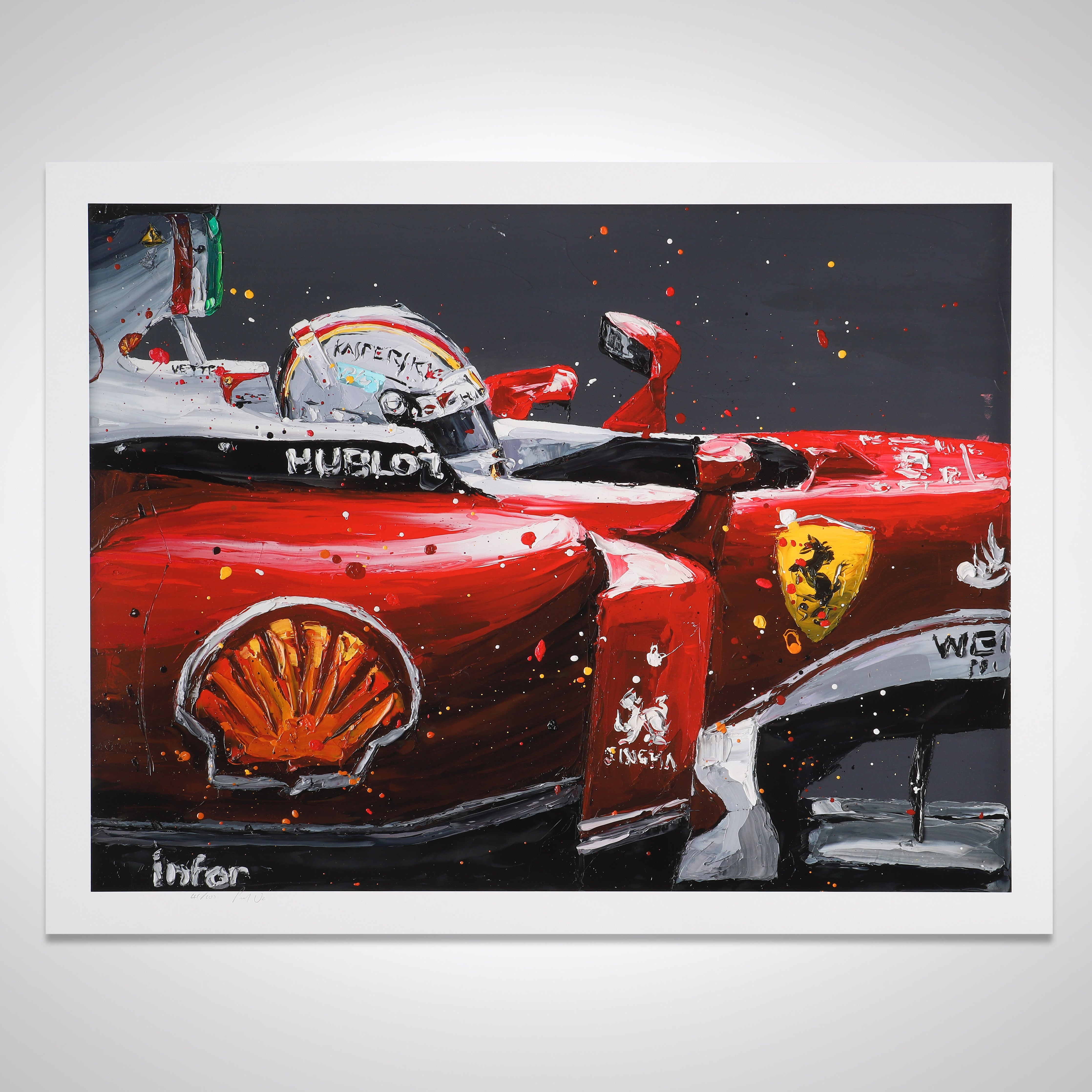 Sebastian Vettel 2016 Print - Paul Oz