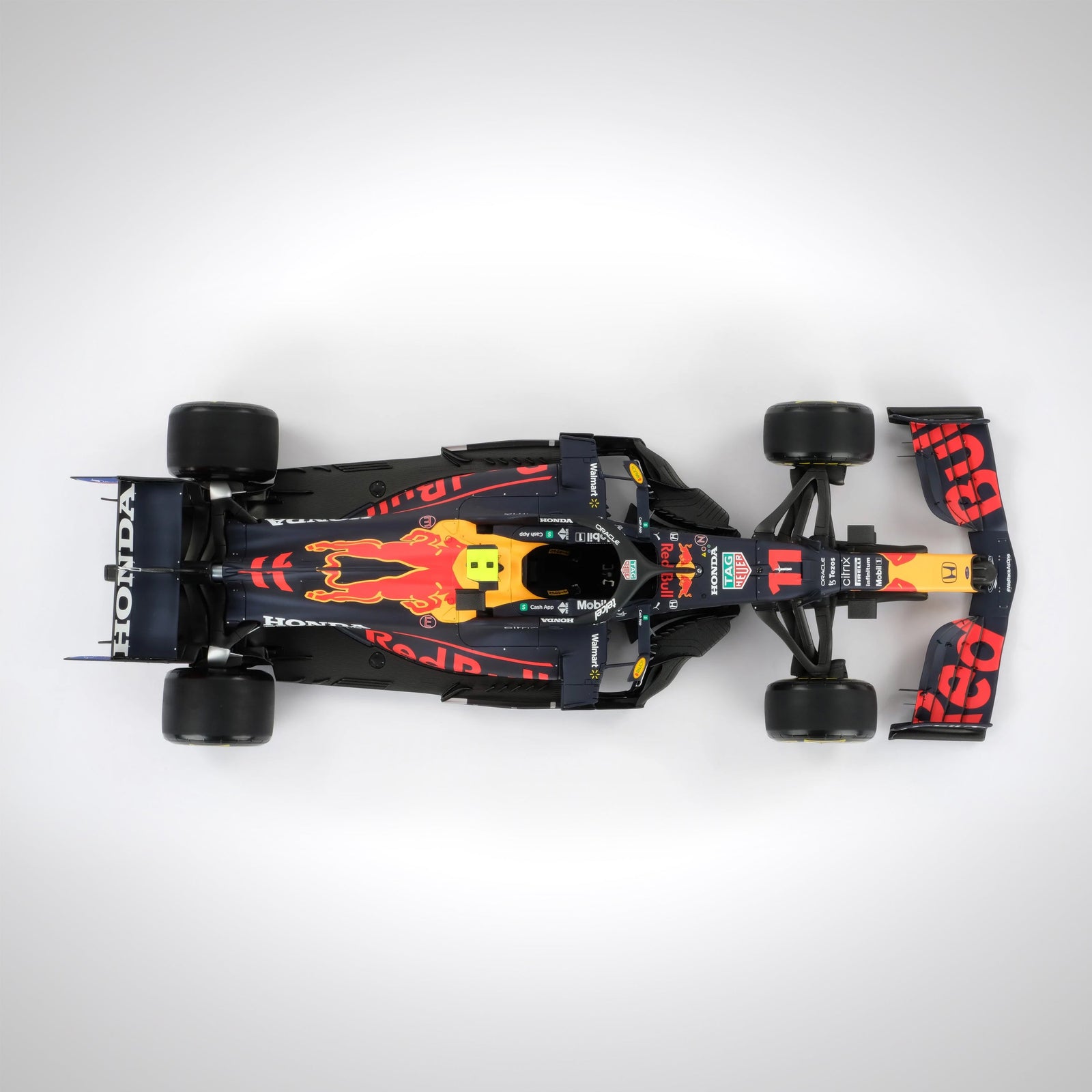 Sergio Perez 2021 Oracle Red Bull Racing F1 Team RB16B 1:8 Scale Model – Abu Dhabi GP 