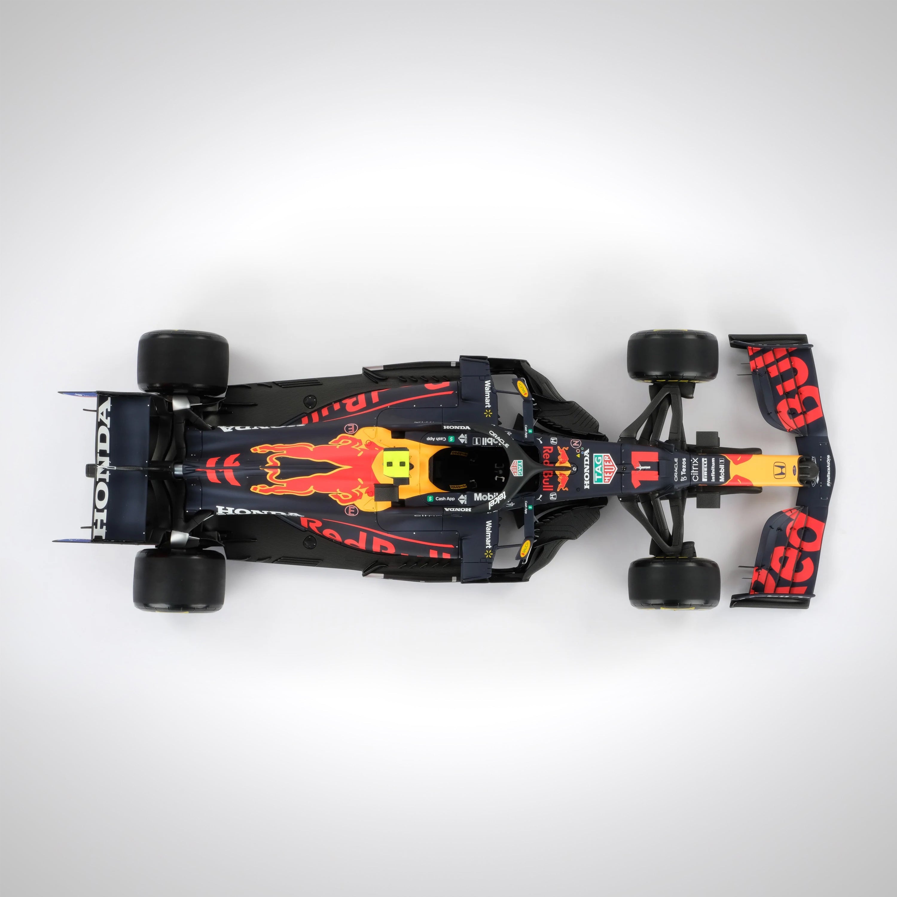 Sergio Perez 2021 Oracle Red Bull Racing F1 Team RB16B 1:8 Scale Model – Abu Dhabi GP 