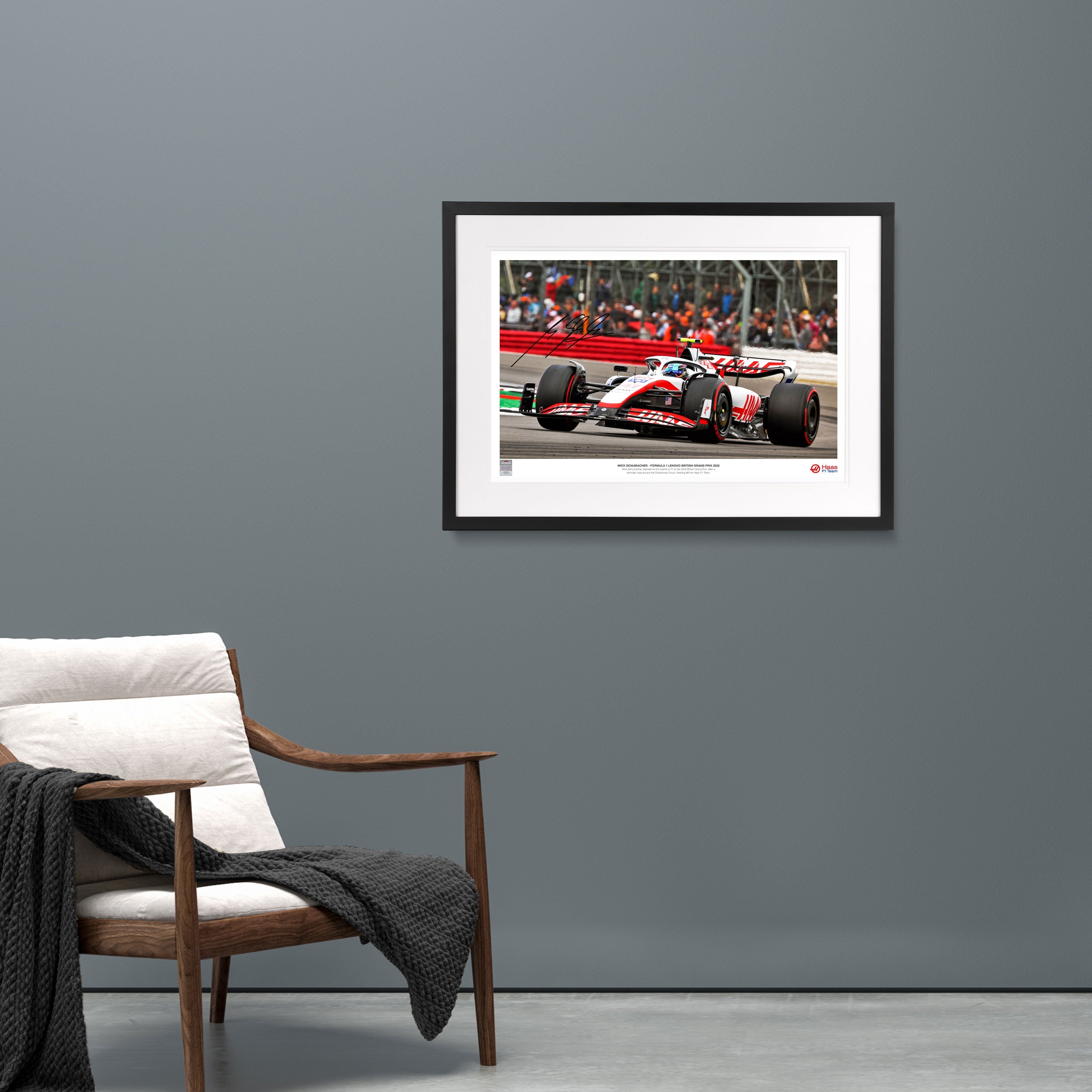 Mick Schumacher 2022 Signed Photo – British GP