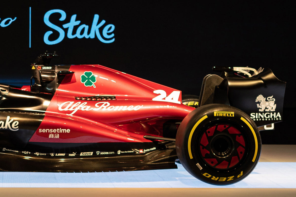 2023 Alfa Romeo C43 show car, full-size Alfa Romeo F1 Team-inspired Formula 1 display vehicle and premium motorsport collector piece