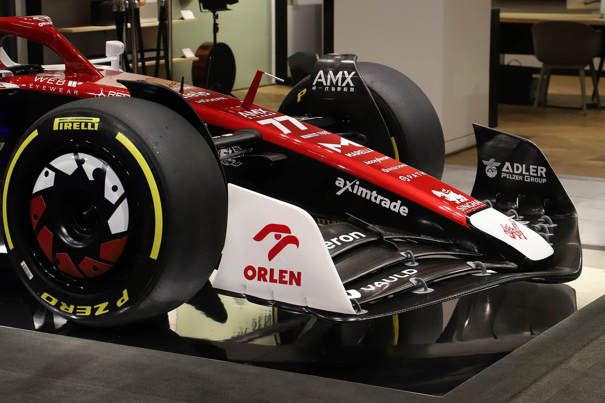 2022 Alfa Romeo C42 Formula 1-inspired show car, premium full-size display vehicle celebrating Alfa Romeo F1 Team engineering and design