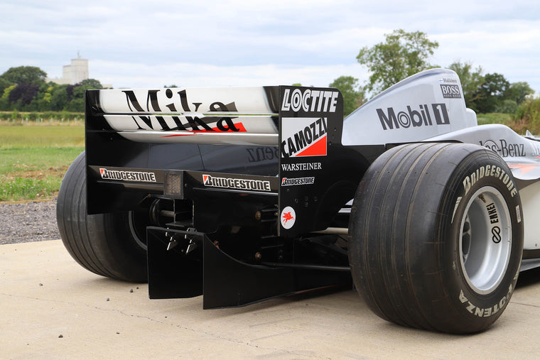 1997 McLaren MP4-12 full-size Formula 1-inspired display vehicle, premium collector centrepiece for showrooms, events and exhibitions