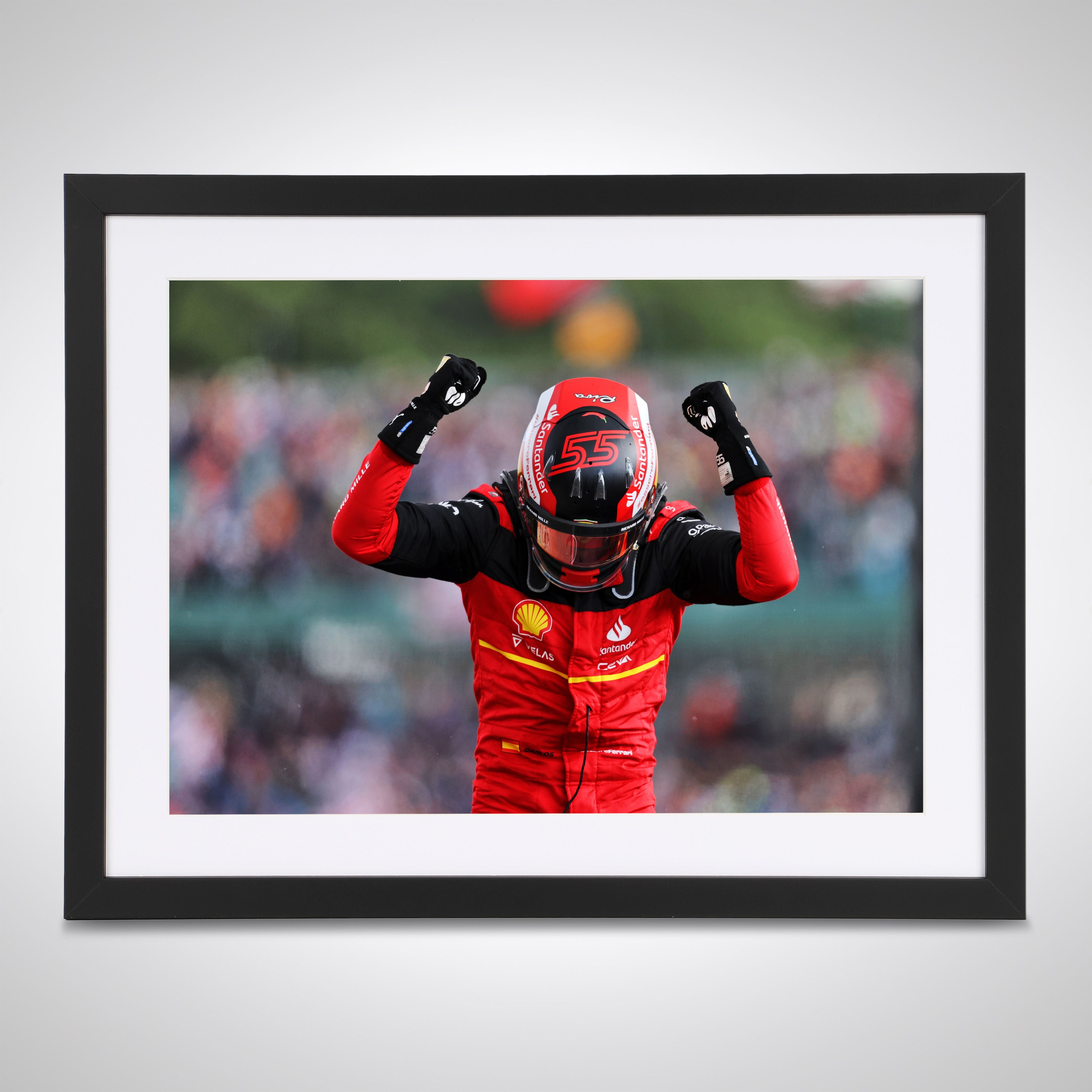 Carlos Sainz 2022 Celebrations Print – British GP